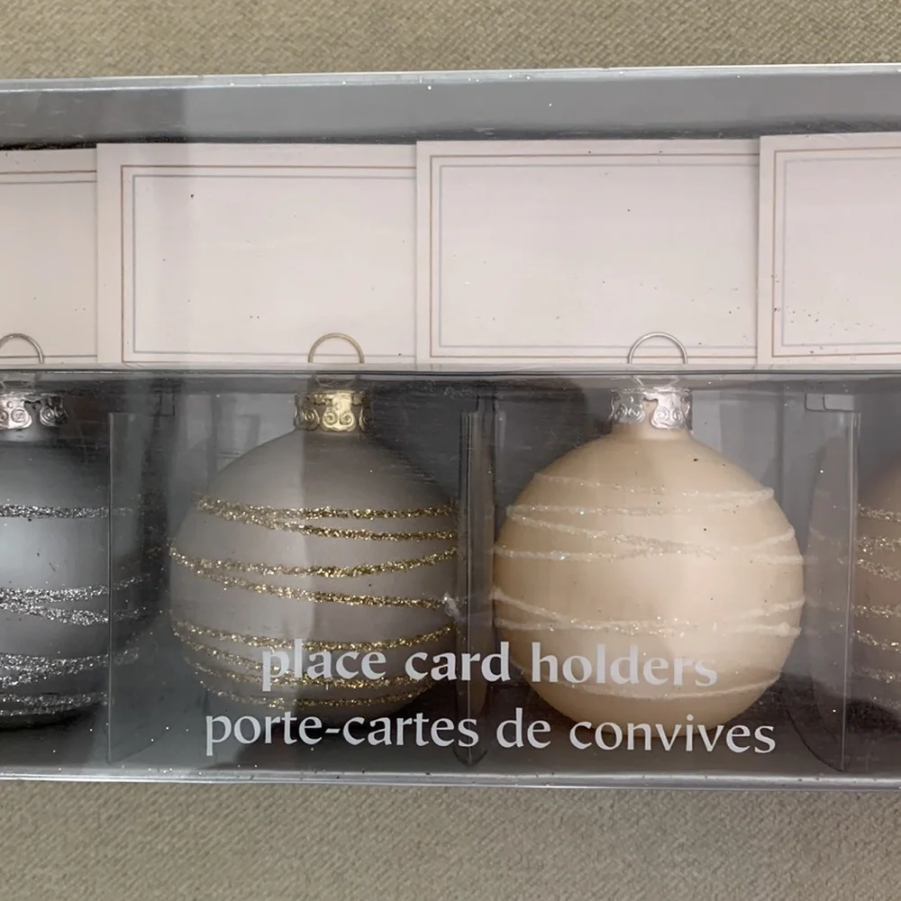 Pier 1 Imports place card holders.